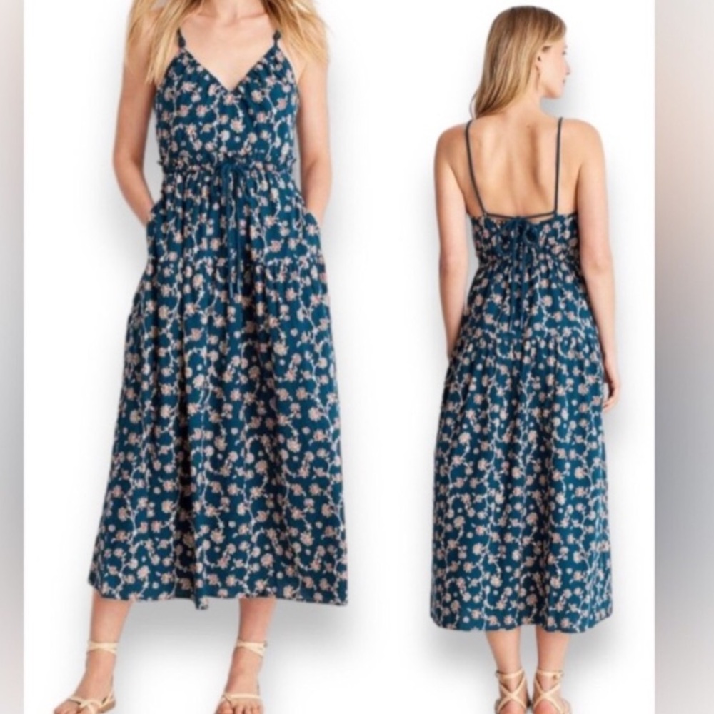Future Collective Blue Floral Dress